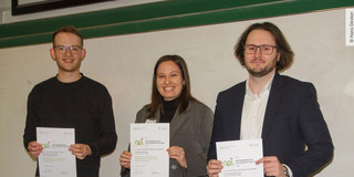 Award Sustainable Research Photo. Portrait of the award winners
